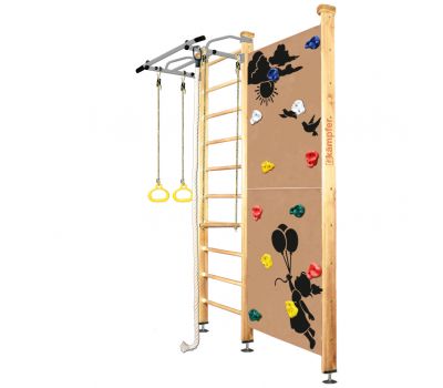 Шведская стенка Kampfer Jungle Ceiling Girl (№1 Натуральный Стандарт белый антик турник), фото 10