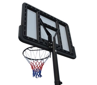 Баскетбольная мобильная стойка DFC STAND44PVC3 110x75cm ПВХ раздвиж.регулировка (STAND 4PVC3), фото 4