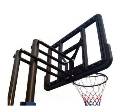 Баскетбольная мобильная стойка DFC STAND44PVC1 110x75cm ПВХ винт.регулировка, фото 4