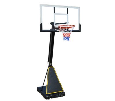 Баскетбольная мобильная стойка DFC STAND50P 127x80cm поликарбонат винт. рег-ка, фото 4