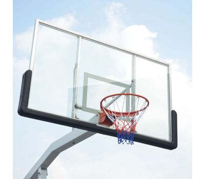Баскетбольная мобильная стойка DFC STAND72G 180x105CM стекло (семь коробов), фото 4