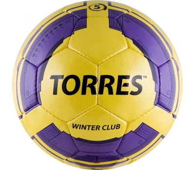 Мяч футбольный TORRES Winter Club YELLOW, фото 1