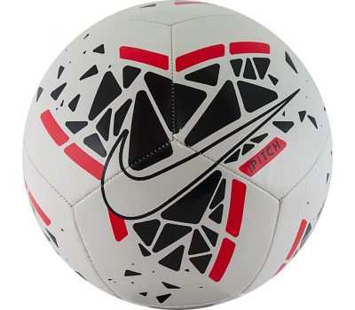 Мяч футбольный Nike Pitch (белый) 4 размер, фото 1