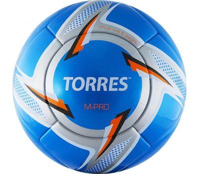 Мяч футбольный TORRES M-Pro (голубой), фото 1