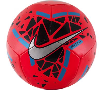 Мяч футбольный Nike Pitch (красный) 4 размер, фото 1