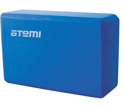 Блок для йоги Atemi, AYB01BE, 225х145х75, голубой, фото 1