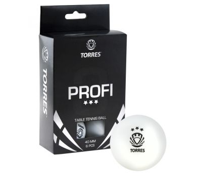 Мяч для настольного тенниса TORRES Profi 3*