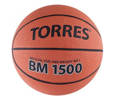Мяч баскетбольный сувенирный TORRES BM1500, фото 1