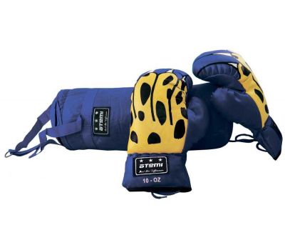 Набор боксерский детский (мешок + перчатки), BS, цвет синий, фото 1