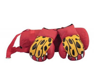 Набор боксерский детский (мешок + перчатки), BS, цвет красный, фото 1