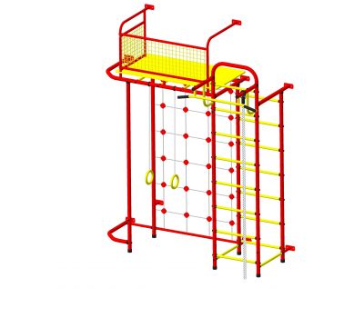 Спортивно-игровой комплекс Пионер С6С пурпурно/жёлтый, фото 1