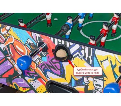 Настольный футбол (кикер) Leon 5 ф (147 x 73 x 88 см, цветной), фото 8