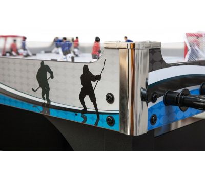 Хоккей настольный Alaska с механическими счетами (101 x 73.6 x 80 см, серо-синий), фото 5