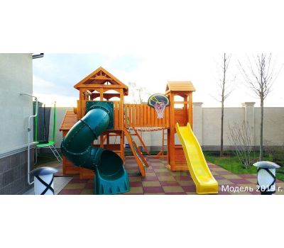 Детская площадка IgraGrad Клубный домик Макси с трубой, фото 8