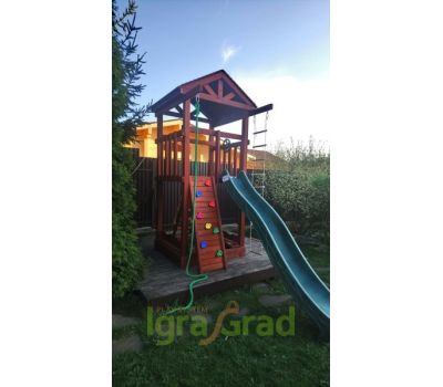 Детская площадка IgraGrad Панда Фани Tower скалодром, фото 9