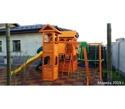Детская площадка IgraGrad Клубный домик Макси с трубой, фото 9