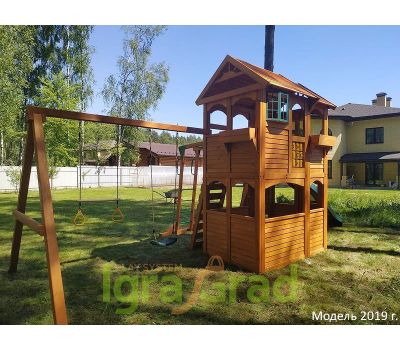 Детская площадка IgraGrad Клубный домик 2 с рукоходом, фото 12