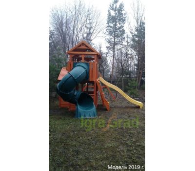 Детская площадка IgraGrad Клубный домик 3 с трубой, фото 9