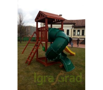 Детская площадка IgraGrad Панда Фани с винтовой трубой, фото 10