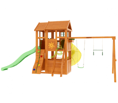 Детская площадка IgraGrad Клубный домик 2 с трубой
