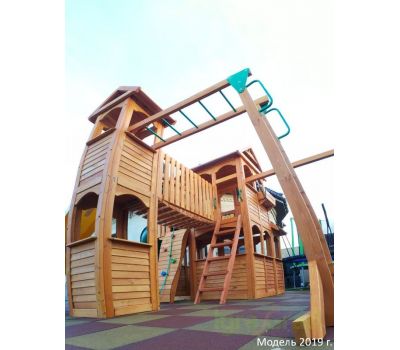 Детская площадка IgraGrad Клубный домик Макси с трубой, фото 16
