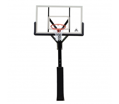 Баскетбольная стационарная стойка DFC ING60A 152x90cm акрил (три короба), фото 1