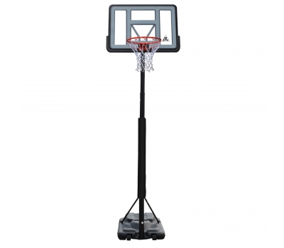Баскетбольная мобильная стойка DFC STAND44PVC3 110x75cm ПВХ раздвиж.регулировка (STAND 4PVC3), фото 1