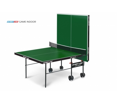 Теннисный стол START LINE Game Indoor Green с сеткой, фото 1