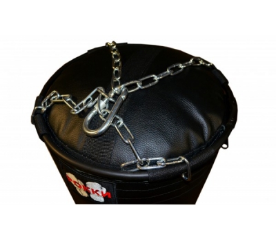 Боксерский мешок РОККИ кожаный 130x45 см, фото 2