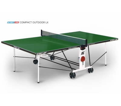 Теннисный стол START LINE Compact Outdoor LX с сеткой Green