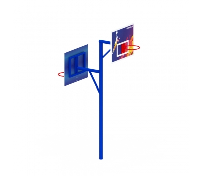 Баскетбольная стойка, комбинированная СО 2.70.03, фото 1