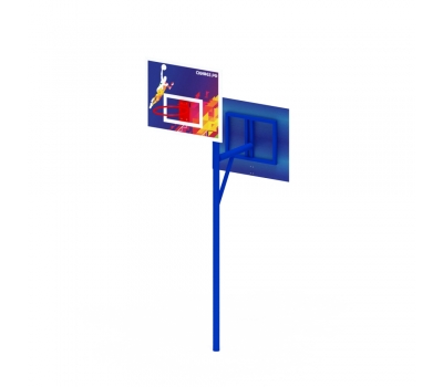Баскетбольная стойка, комбинированная СО 2.70.03, фото 2