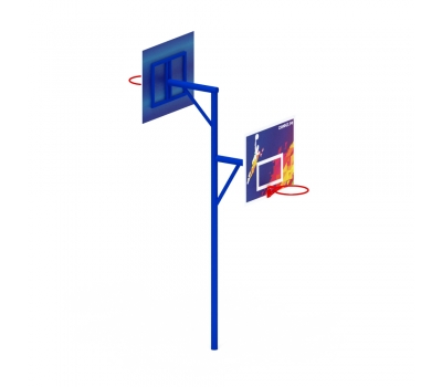 Баскетбольная стойка, комбинированная СО 2.70.03, фото 3