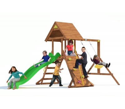 Детский деревянный игровой комплекс КРЕПОСТЬ СВОБОДЫ