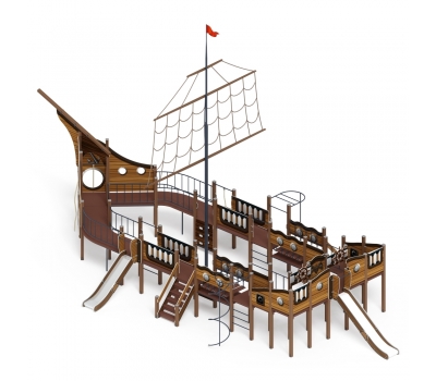 ШХУНА детский игровой комплекс ДИК 2.03.3.03-03 (Н=1200, Н=1500), фото 3