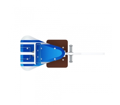 САМОЛЕТИК (синий) качалка на пружине ИО 22.03.02-02, фото 4