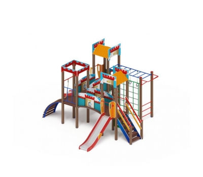 ЗАМОК детский игровой комплекс ДИК 2.18.02-01 (H=1200), фото 1