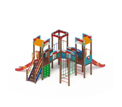 ЗАМОК детский игровой комплекс ДИК 2.18.02-01 (H=1200), фото 2