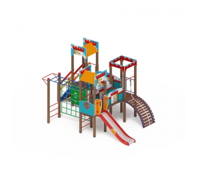 ЗАМОК детский игровой комплекс ДИК 2.18.02-01 (H=1200), фото 3