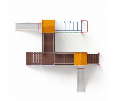 ЗАМОК детский игровой комплекс ДИК 2.18.02-01 (H=1200), фото 4