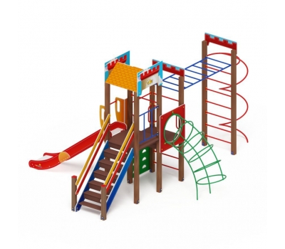 ЗАМОК детский игровой комплекс ДИК 2.18.03-01 (H=1500), фото 1