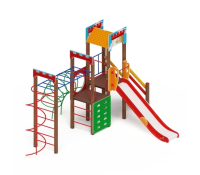 ЗАМОК детский игровой комплекс ДИК 2.18.03-01 (H=1500), фото 3