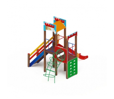 ЗАМОК детский игровой комплекс ДИК 2.18.04-01 (H=1500), фото 2