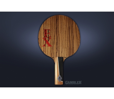 Основание для теннисной ракетки (прямая) GAMBLER Zebrawood im8 carbon (OFF), фото 1
