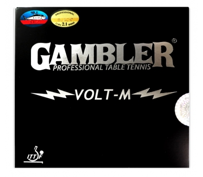 Накладка на ракетку для настольного тенниса GAMBLER Volt m hard 2,1 black