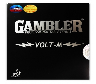 Накладка на ракетку для настольного тенниса GAMBLER Volt m hard 2,1 red