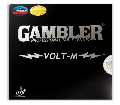 Накладка на ракетку для настольного тенниса GAMBLER Volt m medium 2,1 red