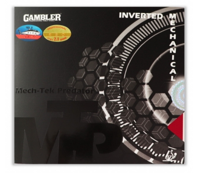 Накладка на ракетку для настольного тенниса GAMBLER Mech-Tek Predator medium 2,1 red