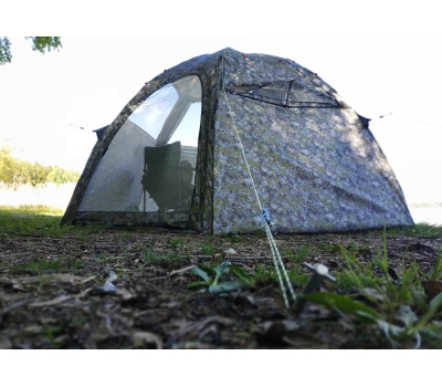 Летняя палатка ЛОТОС 5 Мансарда М (2 двери; стеклокомпозитный каркас), фото 15