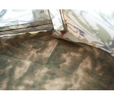 Летняя палатка ЛОТОС 5 Мансарда М Комплект №2 (пол летний + стойки, стеклокомпозитный каркас), фото 14